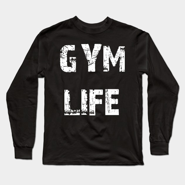 Gym Life Long Sleeve T-Shirt by raulchirai